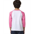 Picture of Youth CVC 3/4-Sleeve Raglan