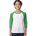 Picture of Youth CVC 3/4-Sleeve Raglan