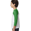 Picture of Youth CVC 3/4-Sleeve Raglan