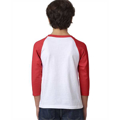 Picture of Youth CVC 3/4-Sleeve Raglan