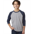 Picture of Youth CVC 3/4-Sleeve Raglan