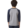 Picture of Youth CVC 3/4-Sleeve Raglan