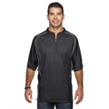 Picture of Adult Short Sleeve 1/4-Zip Poly Dobby Jacket