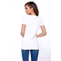 Picture of Ladies' CVC V-Neck T-Shirt