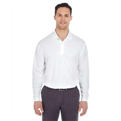 Picture of Adult Cool & Dry Long-Sleeve Mesh Piqué Polo