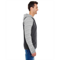 Picture of Adult Raglan Sleeve Striped Jersey Hooded T-Shirt