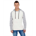 Picture of Adult Raglan Sleeve Striped Jersey Hooded T-Shirt