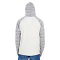 Picture of Adult Raglan Sleeve Striped Jersey Hooded T-Shirt