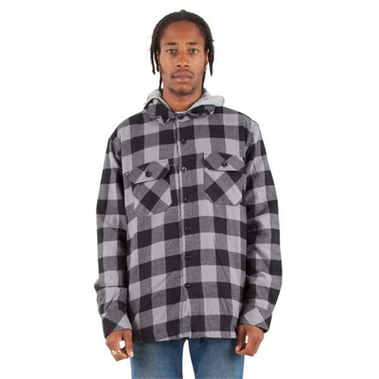 Picture of Adult Hooded Flannel Jacket