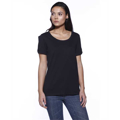 Picture of Ladies' CVC Twist Sleeve Top