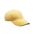 Picture of Adult Solid Low-Profile Sandwich Trim Twill Cap