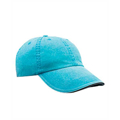 Picture of Adult Solid Low-Profile Sandwich Trim Twill Cap