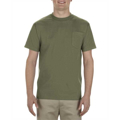 Picture of Adult 5.1 oz., 100% Soft Spun Cotton Pocket T-Shirt