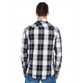 Picture of Men's Long-Sleeve Plaid Pattern Woven Shirt