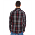 Picture of Men's Long-Sleeve Plaid Pattern Woven Shirt