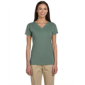 Picture of Ladies' 4.4 oz., 100% Organic Cotton Short-Sleeve V-Neck T-Shirt
