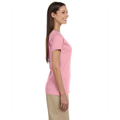 Picture of Ladies' 4.4 oz., 100% Organic Cotton Short-Sleeve V-Neck T-Shirt