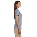 Picture of Ladies' 4.4 oz., 100% Organic Cotton Short-Sleeve V-Neck T-Shirt
