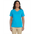 Picture of Ladies' Premium Jersey V-Neck T-Shirt