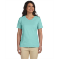 Picture of Ladies' Premium Jersey V-Neck T-Shirt