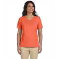 Picture of Ladies' Premium Jersey V-Neck T-Shirt