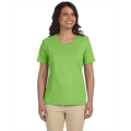 Picture of Ladies' Premium Jersey V-Neck T-Shirt