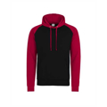 Picture of Adult 80/20 Midweight Contrast Baseball Hooded Sweatshirt