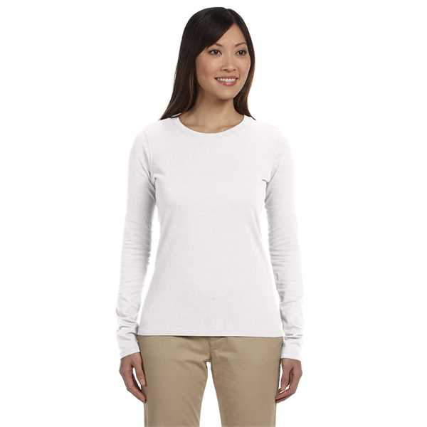 Picture of Ladies' 4.4 oz., 100% Organic Cotton Classic Long-Sleeve T-Shirt