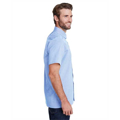 Picture of Mens Microcheck Gingham Short-Sleeve Cotton Shirt