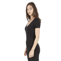 Picture of Ladies' 4.6 oz. Modal Deep V-Neck T-Shirt