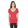 Picture of Ladies' 4.6 oz. Modal Deep V-Neck T-Shirt