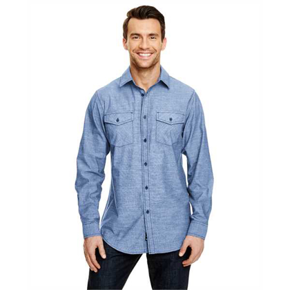 Picture of Mens Chambray Woven Shirt