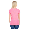 Picture of Ladies' Triblend Short-Sleeve V-Neck T-Shirt