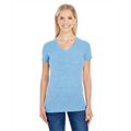 Picture of Ladies' Triblend Short-Sleeve V-Neck T-Shirt