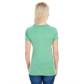 Picture of Ladies' Triblend Short-Sleeve V-Neck T-Shirt