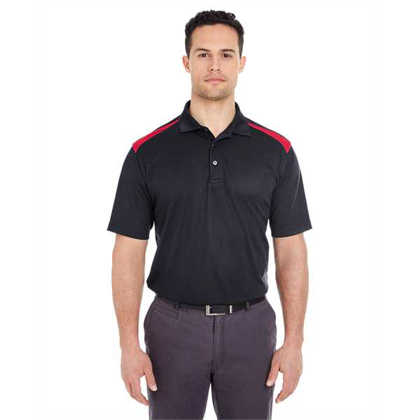 Picture of Adult Cool & Dry Two-Tone Mesh Piqué Polo
