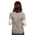 Picture of Ladies' Scalloped Hem Short-Sleeve Scoop Neck