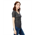 Picture of Ladies' Scalloped Hem Short-Sleeve Scoop Neck