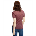 Picture of Ladies' Scalloped Hem Short-Sleeve Scoop Neck