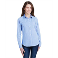 Picture of Ladies' Microcheck Gingham Long-Sleeve Cotton Shirt