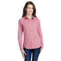 Picture of Ladies' Microcheck Gingham Long-Sleeve Cotton Shirt