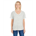 Picture of Ladies' Triblend Fleck Short-Sleeve V-Neck T-Shirt