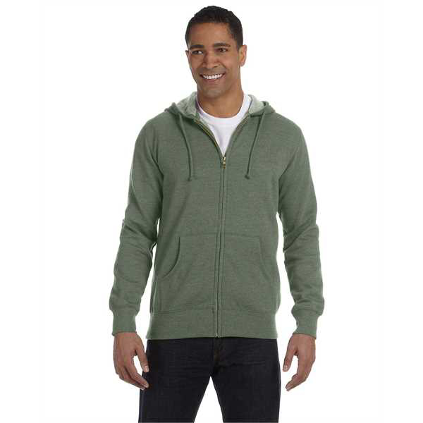 Picture of Men's 7 oz. Organic/Recycled Heathered Full-Zip Hood