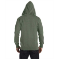 Picture of Men's 7 oz. Organic/Recycled Heathered Full-Zip Hood