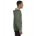 Picture of Men's 7 oz. Organic/Recycled Heathered Full-Zip Hood