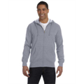 Picture of Men's 7 oz. Organic/Recycled Heathered Full-Zip Hood