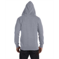 Picture of Men's 7 oz. Organic/Recycled Heathered Full-Zip Hood