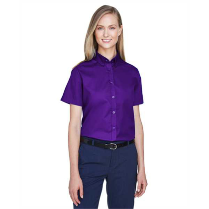 Picture of Ladies' Optimum Short-Sleeve Twill Shirt