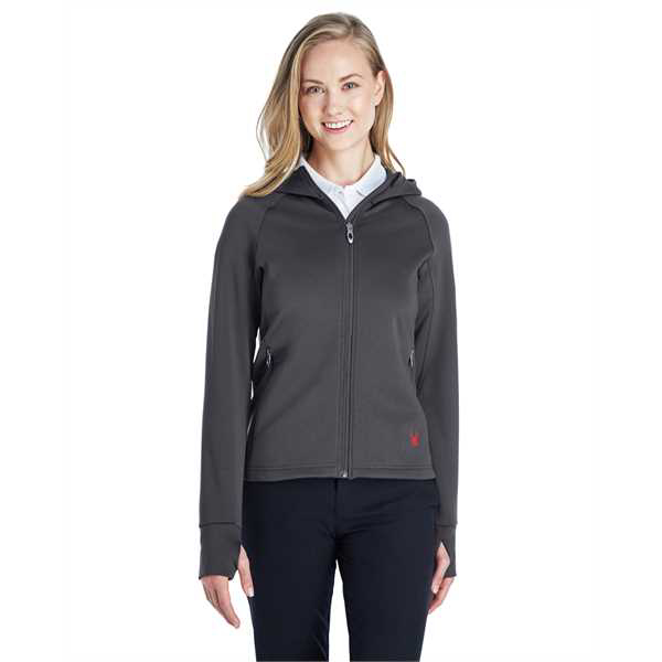 Picture of Ladies' Hayer Full-Zip Hooded Fleece Jacket