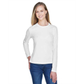 Picture of Ladies' Agility Performance Long-Sleeve Piqué Crewneck